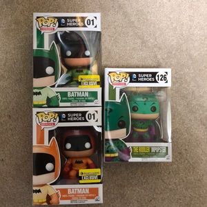 Funko Pop! Batman collection.
